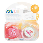Avent Soother Fashion Mom & Dad 6-18 Months